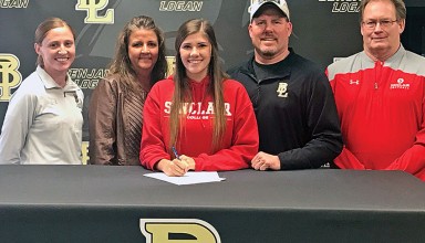 Playing college softball