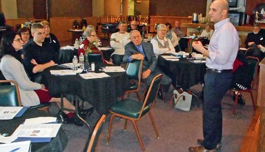 Speaking to Democrats