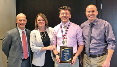 Ada student honored