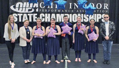 State runner-up Ada High School Junior Varsity Winter Guard