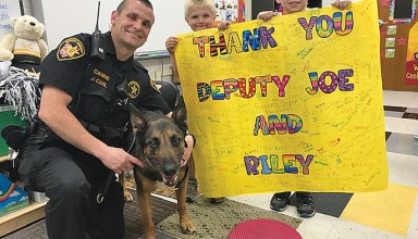 HN students salute Riley