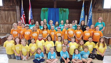 Girl Scouts pose at annual day camp in Dunkirk