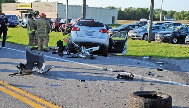 Fatal accident scene