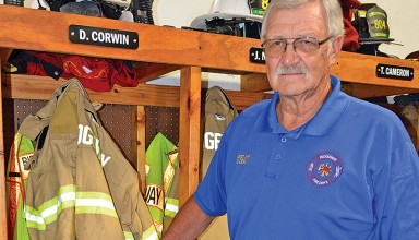 Honored fireman featured