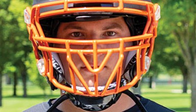 Ohio Northern football helmets