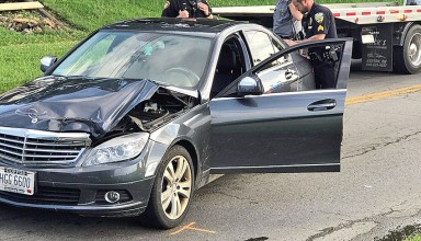 Driver caught after chase