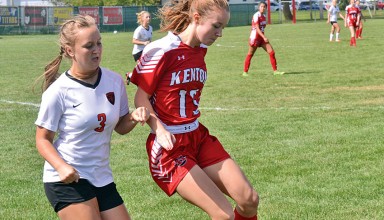 Hustling for the ball