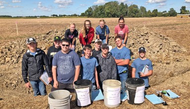 Ben Logan students judged rural and urban soils at contest