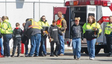 Emergency drill in Forest