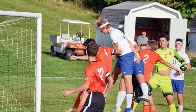 Scramble for the ball